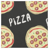 Tissu Motif de pizza (Fermer)