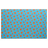 Tissu Motif de pizza sur bleu (Fat Quarter)