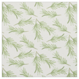 Tissu Motif de plantes de Rosemary Sprigs