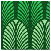 Tissu Motif de plume d'art déco, vert vert (Fermer)