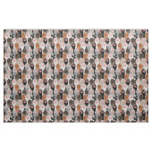 Tissu Motif de plusieurs pattes de chat (Fat Quarter)