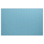 Tissu Motif de point Polka de Ladybug sur Blue (Yard)