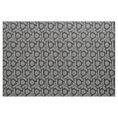 Tissu Motif de points blancs sur des formes géométriques (Yard)