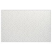 Tissu Motif de points de confettis de blanc gris (Fat Quarter)