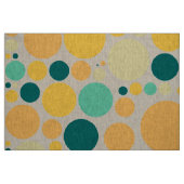 Tissu Motif de points de polka de couleur rétro (Fat Quarter)