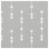 Tissu Motif de points géométrique gris (Fermer)