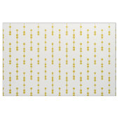 Tissu Motif de points géométrique jaune de moutarde (Fat Quarter)