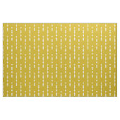 Tissu Motif de points géométrique jaune de moutarde (Fat Quarter)