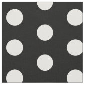 Tissu Motif de points noir et blanc (Fermer)