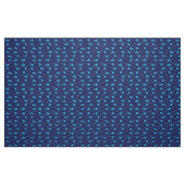 Tissu motif de poisson bleu (Fat Quarter)
