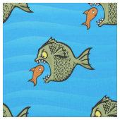 Tissu Motif de poisson taureau (Fermer)