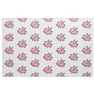 Tissu Motif de porc de vol