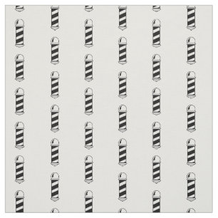 Tissu Motif de poteaux de Barbershop