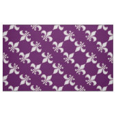 Tissu Motif de pourpre royal de Fleur de Lis (Fat Quarter)