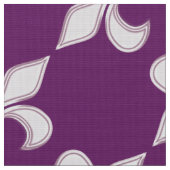 Tissu Motif de pourpre royal de Fleur de Lis (Fermer)