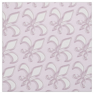 Tissu Motif de pourpre royal de Fleur de Lis