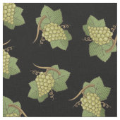 Tissu Motif de raisins blancs (Fermer)