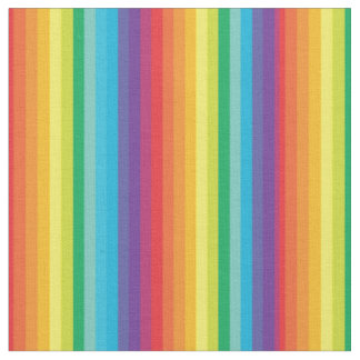 Tissu Motif de rayures arc-en-ciel