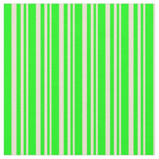 Tissu Motif de rayures beige et citron vert (Fermer)
