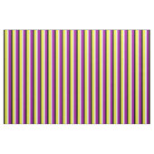 Tissu Motif de rayures violet jaune (Yard)