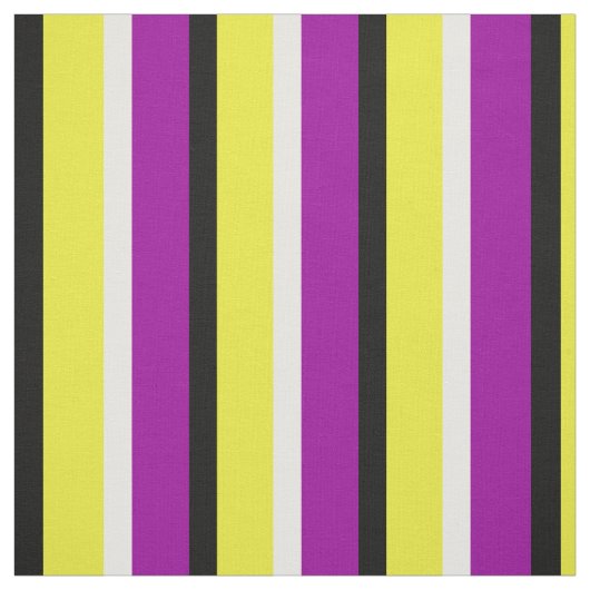 Tissu Motif de rayures violet jaune (Échantillon)