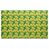 Tissu Motif de Rose d'aquarelle jaune (Yard)