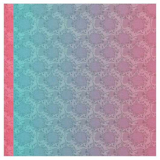 Tissu Motif de rose et d'Aqua (Fermer)