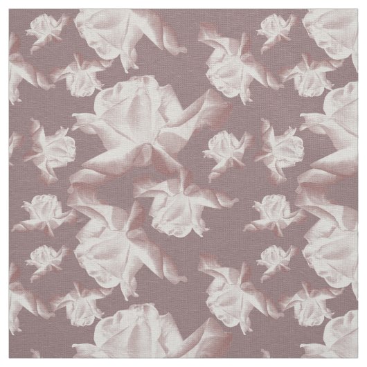 Tissu motif de roses (Échantillon)