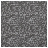 Tissu Motif de roues dentées (Échantillon)