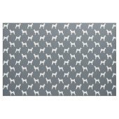 Tissu Motif de silhouettes de Basenji (Fat Quarter)