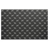 Tissu Motif de silhouettes de Basenji (Fat Quarter)