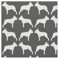 Motif de silhouettes de Boston Terrier