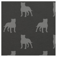 Motif de silhouettes de chien de bull-terrier du
