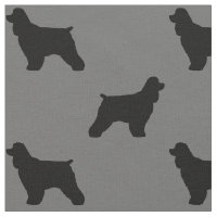 Motif de silhouettes de cocker