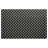 Tissu Motif de silhouettes de colley (Yard)