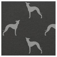 Motif de silhouettes de lévrier italien