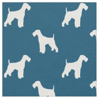 Motif de silhouettes de race de chien Airedale Ter