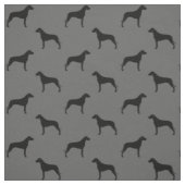 Tissu Motif de silhouettes de Rhodesian Ridgeback (Échantillon)