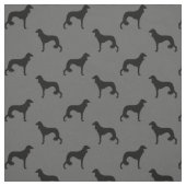 Tissu Motif de silhouettes de Saluki (Échantillon)