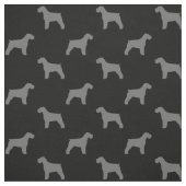 Tissu Motif de silhouettes de Schnauzer (Échantillon)