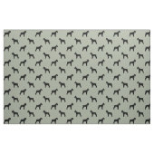Tissu Motif de silhouettes de Schnauzer géant (Fat Quarter)