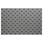 Tissu Motif de silhouettes de Schnauzer géant (Fat Quarter)