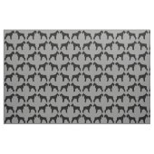 Tissu Motif de silhouettes de Schnauzer géant (Fat Quarter)