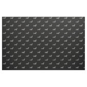 Tissu Motif de silhouettes de teckel (Fat Quarter)