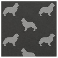 Motif de silhouettes de Terre-Neuve
