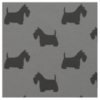 Motif de silhouettes de Terrier d'écossais