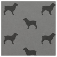 Motif de silhouettes d'épagneul de Boykin