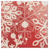 Tissu Motif de snowflakes (Fermer)