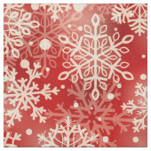 Tissu Motif de snowflakes (Échantillon)