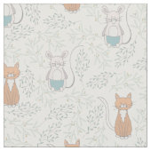 Tissu Motif de souris chat (Fermer)